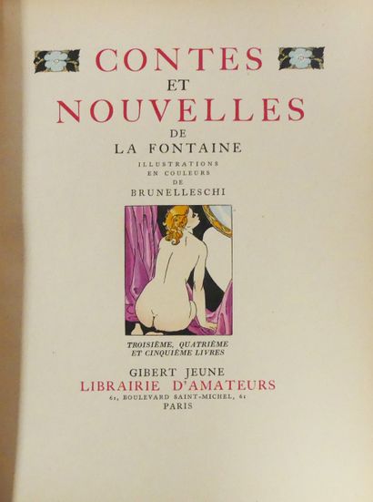 null BRUNELLESCHI (Umberto) & LA FONTAINE (Jean de). Contes et nouvelles. Paris,...