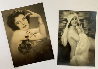 null Studio Namassé: Lot of 2 silver photographic prints, circa 1920, from the Viennese...