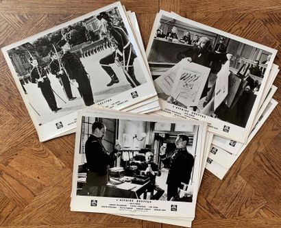 null Dreyfus Affair: lot of 19 silver photographic prints from the film "The Dreyfus...