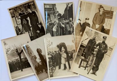null Phenomenal human beings : lot of 38 silver photographic prints on the theme...