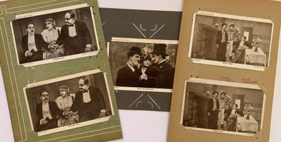 null Charlie Chaplin: batch of postcards about the actor Charlie Chaplin. Portraits...