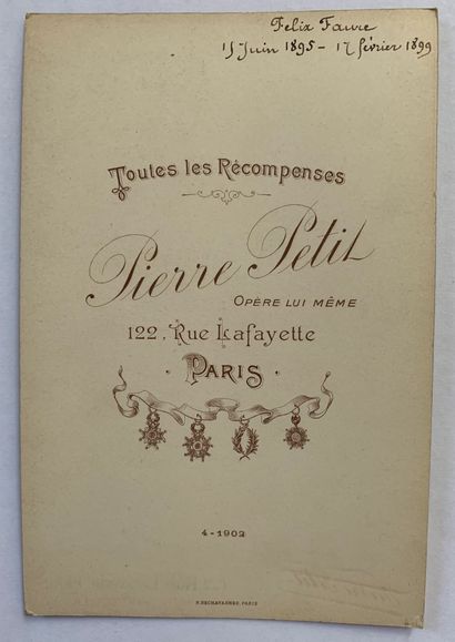 null Presidents of the IIIrd Republic : Lot of 7 silver prints mounted on original...