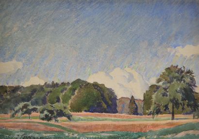 Hans Otto SPRENG (1877-1960) Fields in summer....