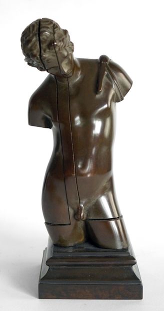 null Fernandez ARMAN (1928-2005) David in the Self (1997) Bronze with brown patina...