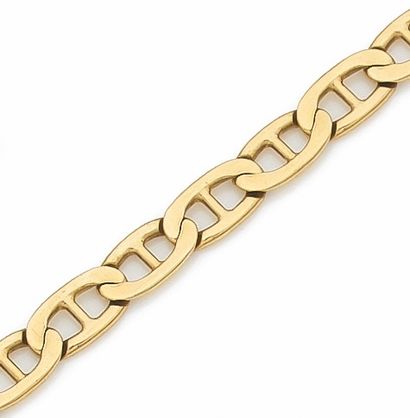 null BRACELET in yellow gold 750 mils. Weight 12,5 g L. 22 cm