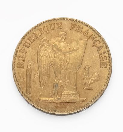 null PIECE de 20 francs Génie ailé 1895