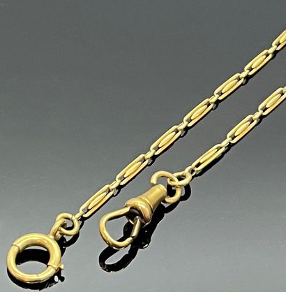 Watch chain in yellow gold 750 mils. weight...
