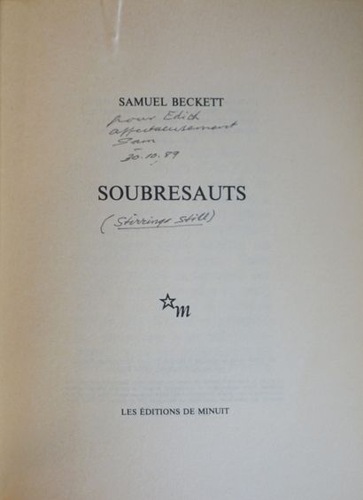 null BECKETT (Samuel) ensemble de 5 ouvrages des Éditions de Minuit , en éditions...