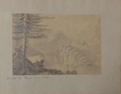 null ALBUM having belonged to Mr. Lucien Espinasse, of various drawings between 1820...