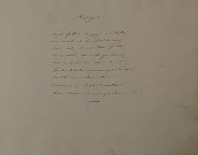 null ALBUM having belonged to Mr. Lucien Espinasse, of various drawings between 1820...