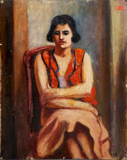 Renée HONTA (1894-1955) Portrait de femme...