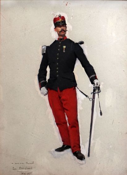 Pierre PETIT-GÉRARD (1852-1933). Officier...