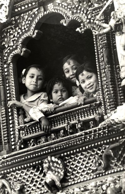 null Népal / Katmandou. Calogero Cascio (1927 - 2015). Fenêtres de Katmandou, Lot...