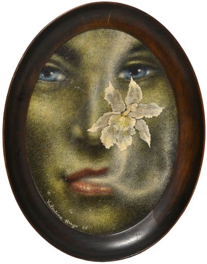 null Valentine HUGO (1887-1968) Orchidée zinzoline, ou Portrait d'Hubert de Saint...