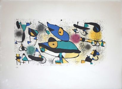 Joan MIRO (1893-1983) (after). Composition....