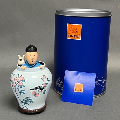 null Pixi les images mythiques: Lotus bleu, Tintin dans la potiche, réf. 46951, en...