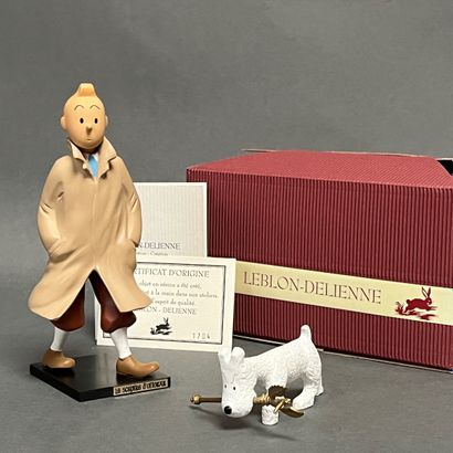 LEBLON DELIENNE Tintin et Milou au Sceptre...