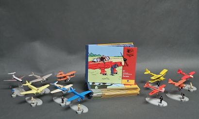 null En Avion Tintin Dix avions et leur album. Quelques légers accidents