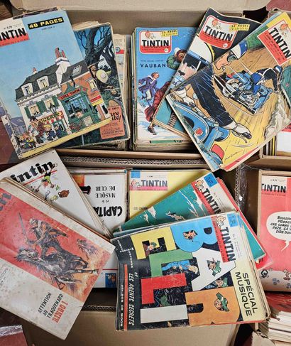 Importante série de Tintin le journal des...