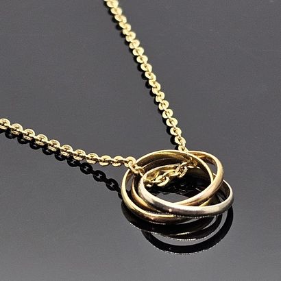 CARTIER Trinity necklace in yellow gold with...