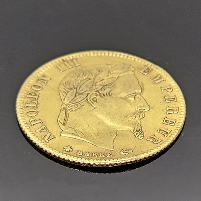 PIECE de 5 francs or 1867