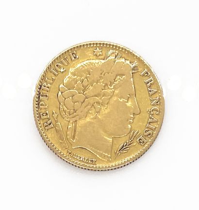 PIECE de 10 francs or 1850 atelier A