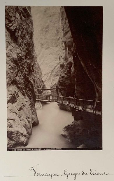 null Album photographique de voyage : Italie (1882), Suisse (de 1885 à 1889), Allemagne...
