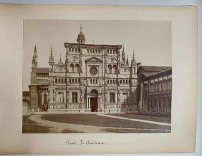 null Album photographique de voyage : Italie (1882), Suisse (de 1885 à 1889), Allemagne...