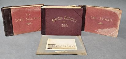 null EXPOSITION UNIVERSELLE DE 1900. Album de photographies des différents pavillons....