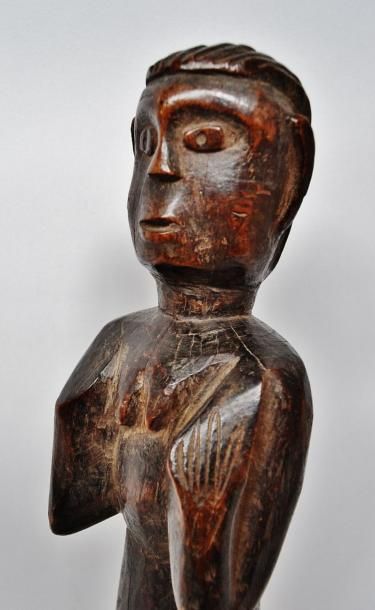 null TABWA République Démocratique du Congo, ex-Zaïre Effigie sculptée avec soin,...