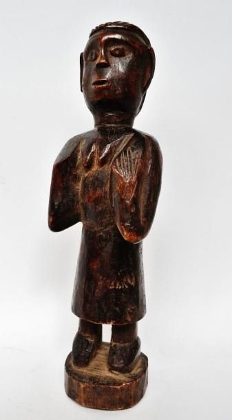null TABWA République Démocratique du Congo, ex-Zaïre Effigie sculptée avec soin,...