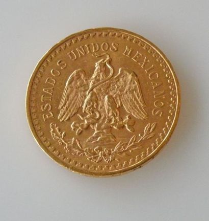 null PIECE de 50 pesos en or, 1821-1945.