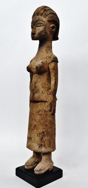 null Statue féminine dite « Colon » due au sculpteur Kilithe Nufe ? Lobi ? Côte d'Ivoire...