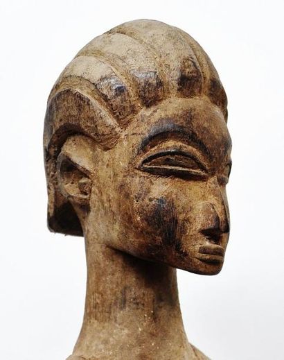 null Statue féminine dite « Colon » due au sculpteur Kilithe Nufe ? Lobi ? Côte d'Ivoire...