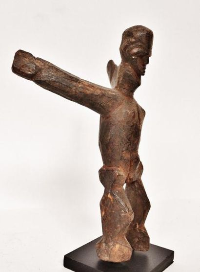 null Bateba Ti Puo ? Représentation féminine ? Lobi ? Ghana Statue monoxyle de bois...