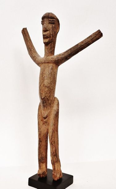 null Bateba Ti Puo ? Représentation masculine ? Lobi - Burkina Faso Statue monoxyle...