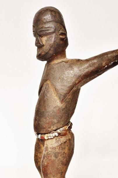 null Bateba Ti Puo ? Représentation féminine ? Lobi - Burkina Faso Statue monoxyle...