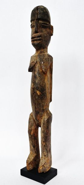 null Bateba féminin sculpté de la façon la plus classique qui soit - Lobi ? Burkina...