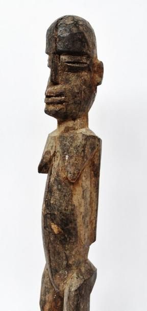 null Bateba féminin sculpté de la façon la plus classique qui soit - Lobi ? Burkina...