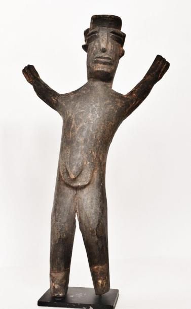 null Bateba Ti Puo ? Représentation masculine ? Lobi - Ghana Statue monoxyle de bois...