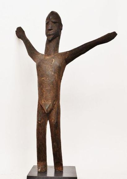 null Bateba Ti Puo ? Représentation masculine - Lobi - Burkina Faso Statue monoxyle...