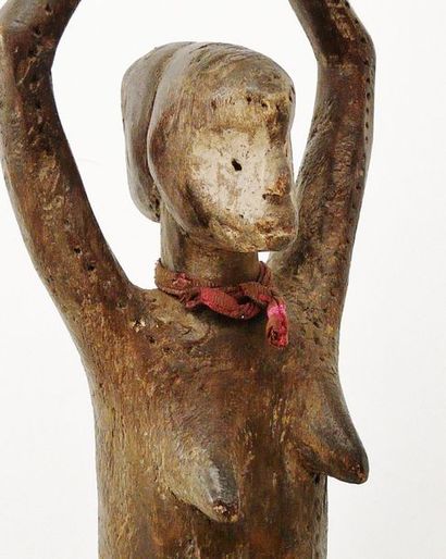 null Sculpture anthropomorphe Janus ? Maniema - Peuple LEGA - RDC ex-Zaïre - Bois...
