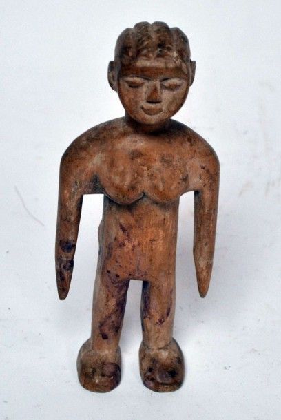 null statuette Ewé « venovi », Togo. Représentation de jumeau. 20 cm