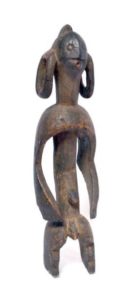 null statue Mumuyé (Nigéria), utilisée dans les rituels de guérison ou d’invocation,...