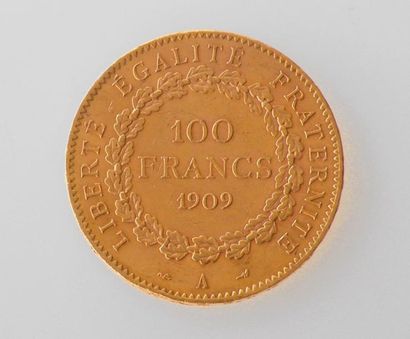 null *PIECE de 100 francs or 1909