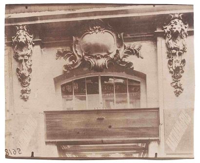 null Eugène ATGET (1857-1927). Balcon, 21 rue Poissonnière , Fontaine Colbert rue...