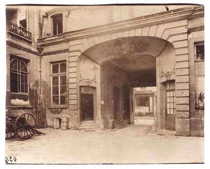 null Eugène ATGET (1857-1927). Hôtel Bergeret où mourut Béranger en 1857, 5 rue Béranger...