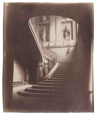 null Eugène ATGET (1857-1927). Escalier de l’Hôtel du maréchal de Tallard, 78 rue...