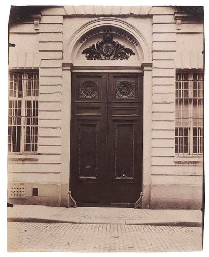 null Eugène ATGET (1857-1927). Collège des Irlandais, 5 rue des Irlandais. Paris...