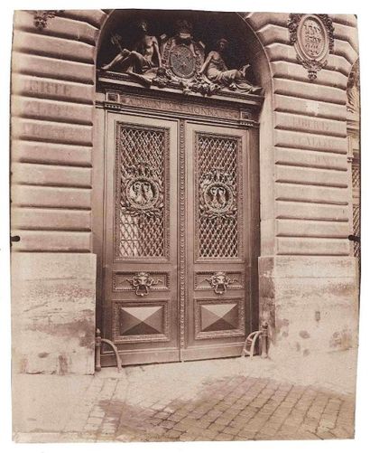 null Eugène ATGET (1857-1927). Monnaie de Paris (ancien Hôtel de Nevers), Quai Conti...
